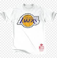 Including transparent png clip art, cartoon, icon, logo, silhouette, watercolors, outlines. Los Angeles Lakers Checkered Filled Logo T Shirt Png Image With Transparent Background Toppng
