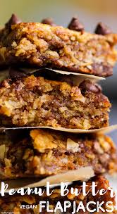 Peanut Butter Banana Flapjacks Healthyhappylife Com Recipe Banana Flapjack Breakfast Recipes Sweet Flapjack
