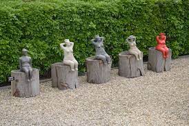 keramieken figuurtjes veerle de vos tuinkunst beeldjes kunst