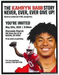 On May 18, Kamryn Babb will be at...
