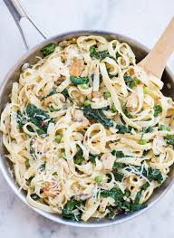 Lemon Garlic Kale Pasta Pasta Kale Mushroom Peas Tossed In A Buttery Lemon Garlic Sauce And Topped With Parmesan Kale Dishes Kale Pasta Kale Pasta Recipe