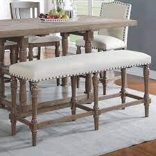Oreilly Upholstered Bench Tall Dining Table Tall Kitchen Table Counter Height Dining Table