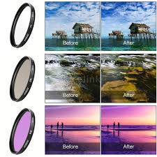 Camera Accessories 67 58 55 52mm Filter Kit Uv Cpl Fld For Canon Nikon Dslr Camera Lens Wish Filters Photography Pictures Camera Accessories Photography Filters