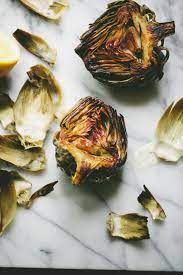 Lemon And Garlic Roasted Artichokes Roasted Artichoke Vegetable Recipes Food