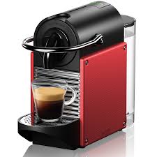 Krups nespresso coffee machine with integrated nespresso milk frother. Pixie Carmine Red Nespresso Fast Coffee Machine Nespresso Gr