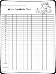 free reading fluency charts reading fluency activities