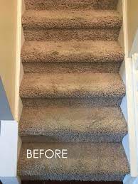 Check out this easy, diy stair runner project. How To Replace Carpet With An Inexpensive Stair Runner For Around 100