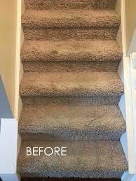 The basics installing a carpet runner on curved stairs requires the same tools and procedures as installing carpeting on a straight with a curved staircase, each step must be carpeted separately. How To Replace Carpet With An Inexpensive Stair Runner For Around 100