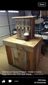 Must Make Right Meow Reclaimed Wood Bars Beer Fridge Home Brewing