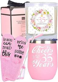 As women get older they appreciate more sophisticated, trendier gifts. 35th Birthday Gifts For Women 35th Birthday 35th Birthday Tumbler 35th Birthday Decorations For Wo In 2021 65th Birthday Gifts 35th Birthday Gifts 31 Birthday Gifts