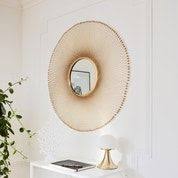 Miroir Chic Dore 85 5cm Miroir Rond Miroir Miroir Dore