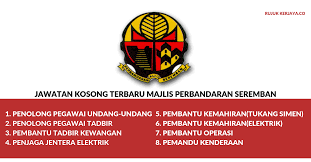 Kerja part time jobs now available in wangsa maju. Majlis Perbandaran Seremban Kerja Kosong Kerajaan