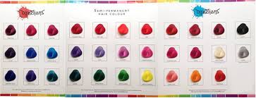 Crazy Color Hair Dye Colour Chart Hair Coloring