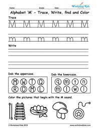 Check spelling or type a new query. Alphabet Letter M Trace Write Find Color Free Printable Pdf