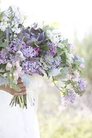 What kind of flowers are good for rustic wedding? Lavender Wedding Bouquet For Rustic Wedding Deer Pearl Flowers