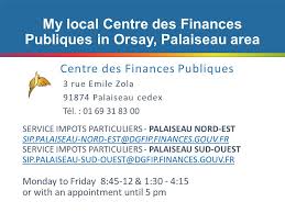 Le centre des impôts fonciers est l'organisme en charge du cadastre, c'est à dire que les cdif ont pour mission de tenir à jour les documents identifiant nous vous donnons accès à ces coordonnées de l'antenne centre des impôts fonciers de palaiseau pour que vous puissiez contacter leur service. Information Session About Taxation And Tax Return Inria April 13th Ppt Download