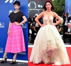 She started playing guitar and violin at the age of thirteen. Matilda De Angelis Red Carpet Fashion Awards