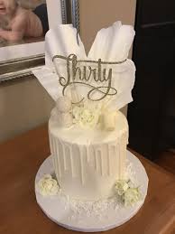 30th Birthday Cake For Him Chocolate 30th Birthday Cake 6 Inch Round Cake White Chocolate Drip Cake White Chocolate Sails Chocolate Cake Decoration White Birthday Cakes Cake