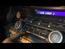 How To Get Honda Radio Unlock Code Serial Number Reset Error Msg Time Clock Civic Crv Accord Youtube