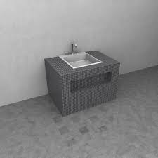 Meuble salle de bains easy 36.5cm 1 porte coloris chene. Creation De Meubles Pour Salle De Bains Wedi De