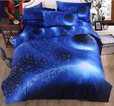 Excellent 3d galaxy print pattern. 2 3 Pcs 3d Galaxy Bedding Sets Twin Queen King Size Universe Outer Space Themed Bedspread Bed Linen Bed Sheets Duvet Cover Set No Comforters No Pillow Inner Wish
