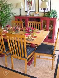 Arranging a dining room can be as simple as having a table and chairs. Western Style Dining Room Interior Stock Photo Picture And Royalty Free Image Image 475930