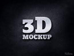 Not sure how to use the mockups? 3d Silver Logo Mockup Psd Template