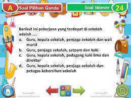 Contoh soal aksara jawa pasangan. Power Point Ppt Soal Tema 4 Kelas 4 Sd Subtema 1 Jenis Jenis Pekerjaan Bimbel Brilian