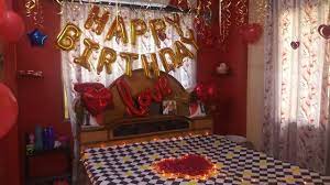 Customized handmade simple elegant decoration ideas for first birthday celebration at home. Simple Birthday Decoration At Home Ideas Surprise Husband On Birthday Youtube
