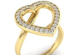 Heart Cluster Halo Ring 3d Model In 2020 Jewelry Model Halo Rings Halo