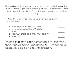 In human blood types two alleles are inherited ,one from each parent. Meiosis Genetics And Heredity Ppt Video Online Download