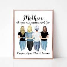 For a mother daughter gift, don't forget to order letters to my daughter at the same time. Personalized Mother And Daughter Print Mothers Day Gift Mom Etsy Friendship Print Daughter Gifts Mothers Day Gifts From Daughter