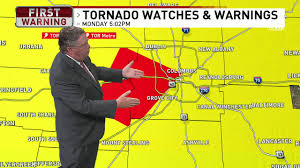 Multiple tornadoes touched down in ohio overnight including a tornado in dayton and another in celina. Tornado Watch Issued For Much Of Central Southern Ohio Until 9 P M Monday Wsyx