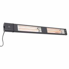 Electric heaters are usually cheaper and safer to operate because they produce less heat. Forum Glow Wall Mounted Patio Heater With Remote Control 1000 2000 3000w Electricaldirect