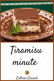 Tiramisu Minute La Recette Facile Recette Facile Recette Tiramisu Facile