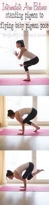 3 Steps To Flying Baby Pigeon Pose Exercise Yoga Fitness Yoga Moves