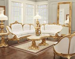 Black And Gold Couch Set Formal Living Room Furniture And A White Sofa With Gold Frame Decoracao De Luxo Decoracao Moveis