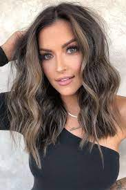 Having curls at the shoulders also prevents your medium length hair from curling outwards. Cute Medium Length Haircuts Hairstyles Cute Waves
