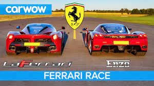 Now he's getting the chance to grab the keys and take a spin in a trio of those prancing horses, with a 24 hour video marathon driving three of the finest from ferrari — the f40. Ferrari Enzo Vs Laferrari Race Brake Test Youtube