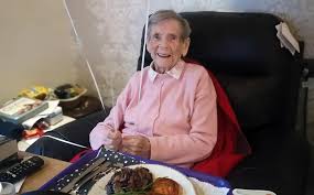 Former Come Dancing performer waltzes into 105th year at Dorset care home