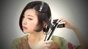 Of course there isn't only one type of asian hair but these hairstyles suit straight, coarse hair that is common. Short Wavy Hair Tutorial With Straightener Cute Asian Hairstyles For Short Hair Youtube