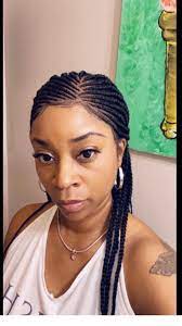 Hand Braided 13x6 Lace Frontal Side Part Braids Wigs With Baby Etsy In 2021 Braids For Black Hair Front Lace Wigs Black Women Natural Hair Braids