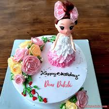 Birthday Cakes For Ladies With Name Lovely Princess Happy Birthday Cake For Girls With Name Happy Birthday Cakes Happy Birthday Princess Cake Birthday Cake Girls
