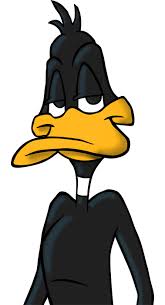 Now darken in the lines that make up daffy duck's neck. Daffy Duck By Gruszkens On Deviantart