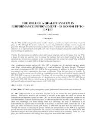 They lack any understanding of the buyer or their requirements. Pdf Proposals For The Implementation And Improvement Of Iso 9001
