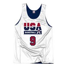 Authentic Reversible Practice Jersey Team Usa 1992 Michael Jordan