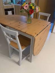 Deals on the most of your style and chairs creates a design by art furniture signature design stuman dining room bar. Ikea Dining Table 2 Chairs Ikea Gamleby Furniture Home Living Furniture Tables Sets On Carousell