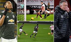 Watch manchester united take on sheffield united even if you don't have cable. Sheffield United 2 3 Man United Tense Finish As Rashford Brace Seals Victory Daily Mail Online