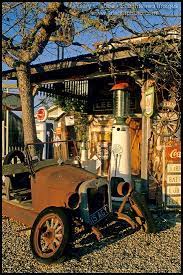 Photo Old Rusted Car And Antique Gas Station Santa Ynez Santa Barbara County California Gas Station Old Gas Stations Old Gas Pumps
