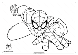 Yeah, you might never think that coloring page has many benefits for kids. Printable Spiderman Coloring Pages For Kids